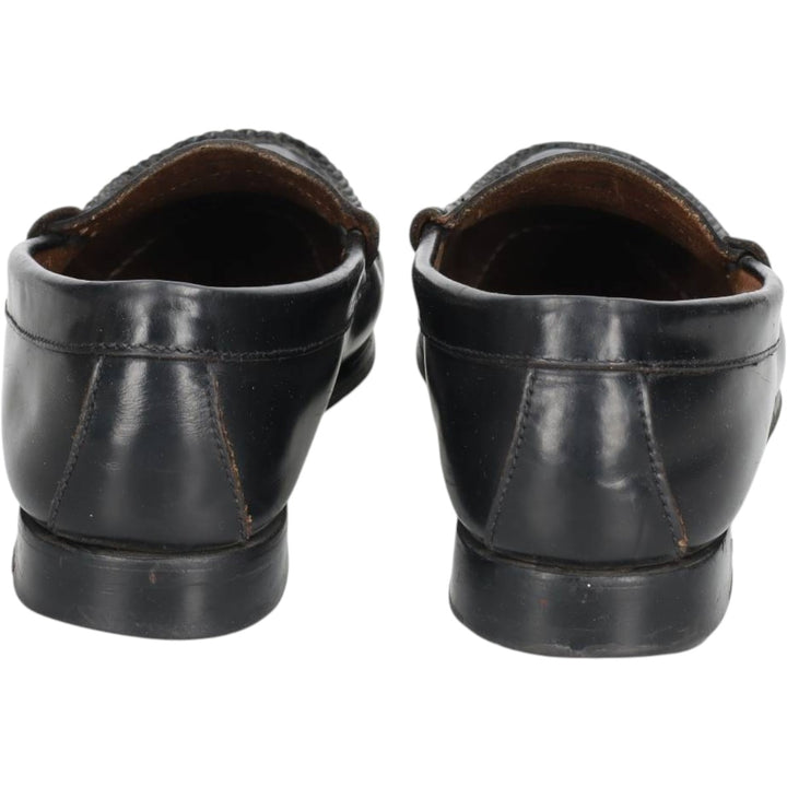 GHBass BASS coin loafers, size 8 EE Men's 26.0cm genuine leather black type Vintage Second Hand