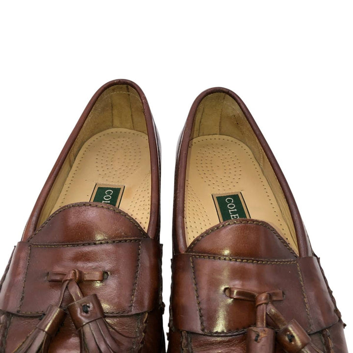COLEHAAN Tassel Loafers 9D Men's 27.0cm unclear brown type Vintage Second Hand