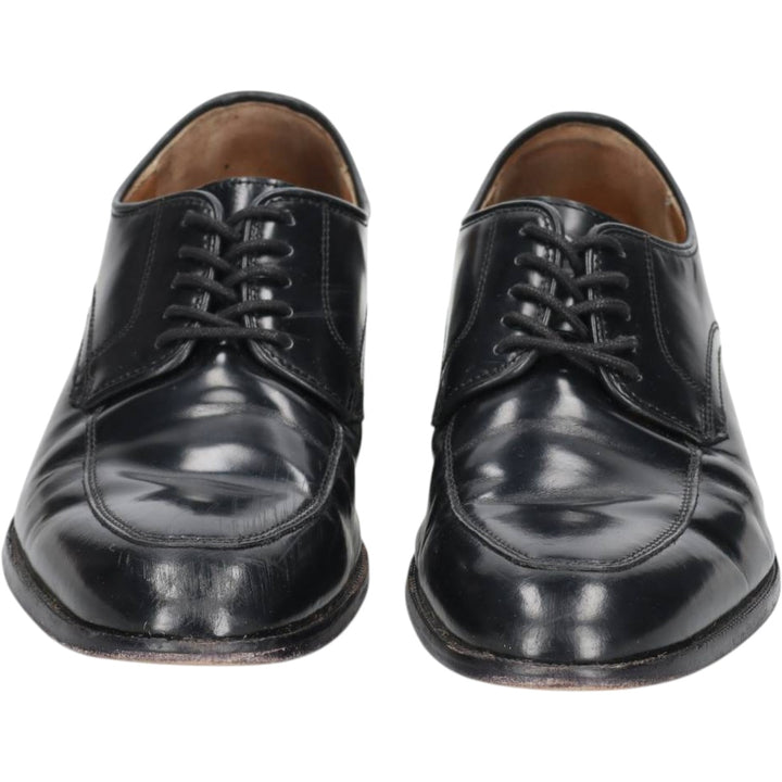 Johnston and Murphy U-tip shoes, size 8D Men's 26.0cm Genuine Leather Sheepskin black type Vintage Second Hand