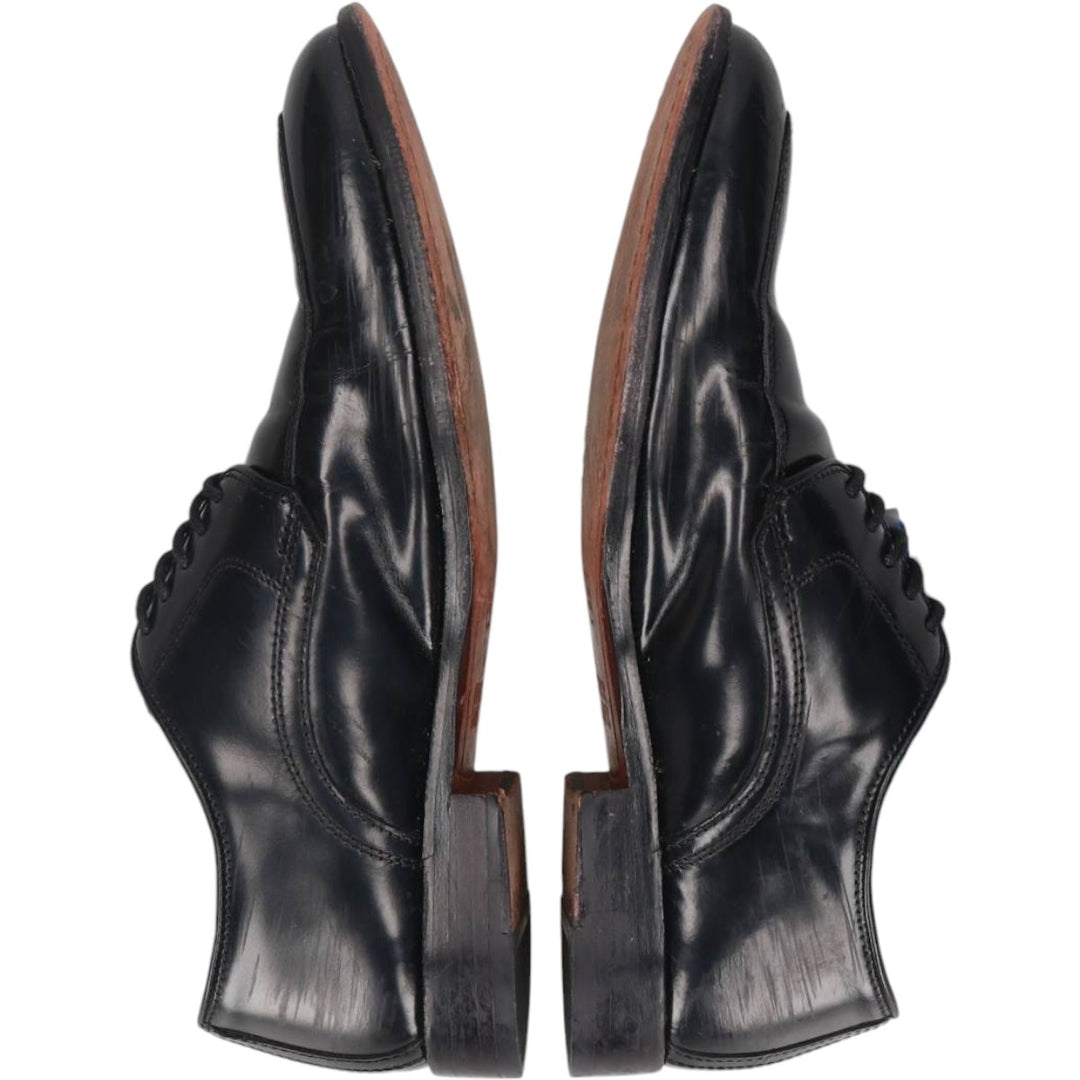 Johnston and Murphy U-tip shoes, size 8D Men's 26.0cm Genuine Leather Sheepskin black type Vintage Second Hand