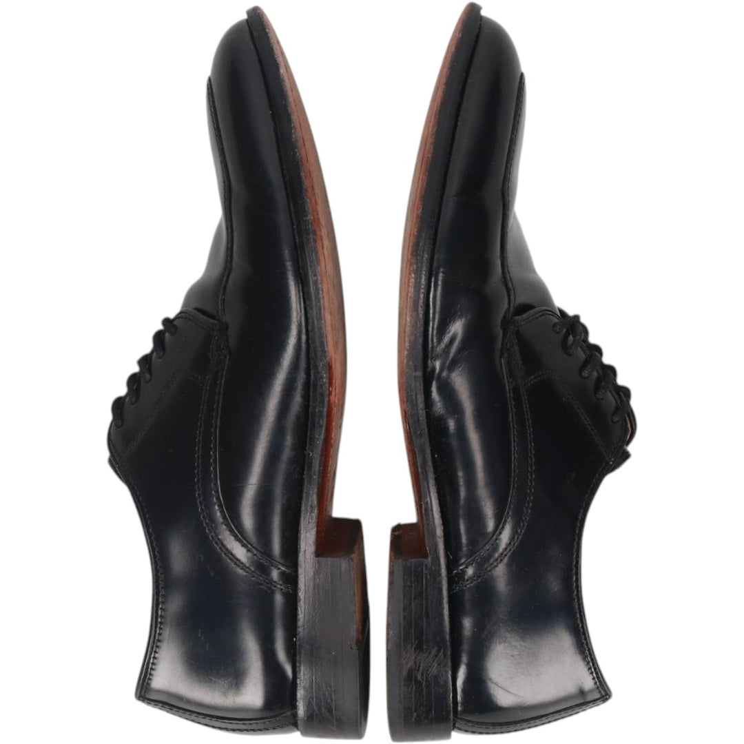 Johnston and Murphy U-tip shoes, size 8D Men's 26.0cm Genuine Leather Sheepskin black type Vintage Second Hand