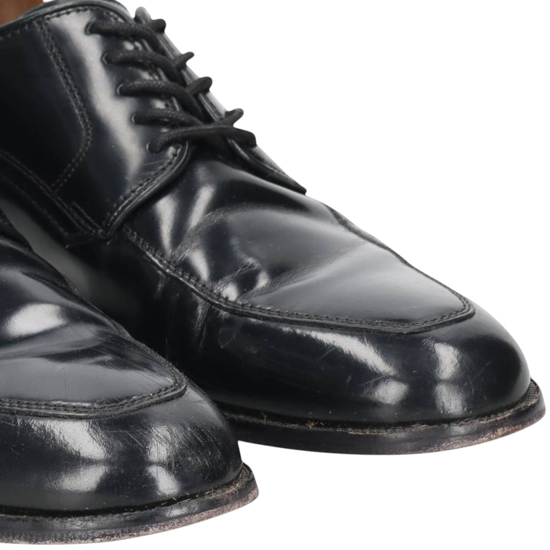 Johnston and Murphy U-tip shoes, size 8D Men's 26.0cm Genuine Leather Sheepskin black type Vintage Second Hand