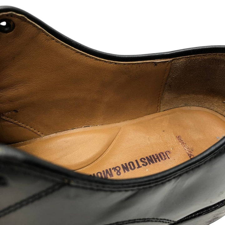 Johnston and Murphy U-tip shoes, size 8D Men's 26.0cm Genuine Leather Sheepskin black type Vintage Second Hand