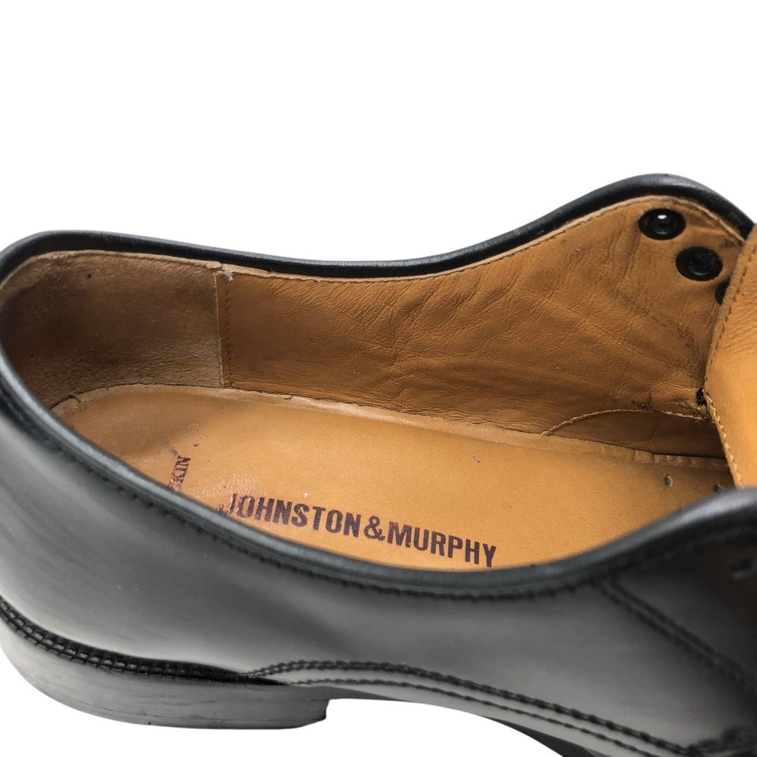 Johnston and Murphy U-tip shoes, size 8D Men's 26.0cm Genuine Leather Sheepskin black type Vintage Second Hand