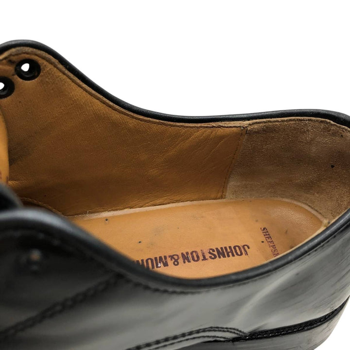 Johnston and Murphy U-tip shoes, size 8D Men's 26.0cm Genuine Leather Sheepskin black type Vintage Second Hand