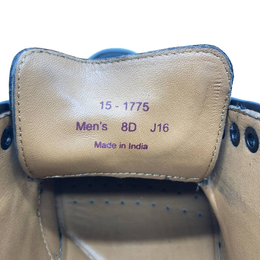 Johnston and Murphy U-tip shoes, size 8D Men's 26.0cm Genuine Leather Sheepskin black type Vintage Second Hand
