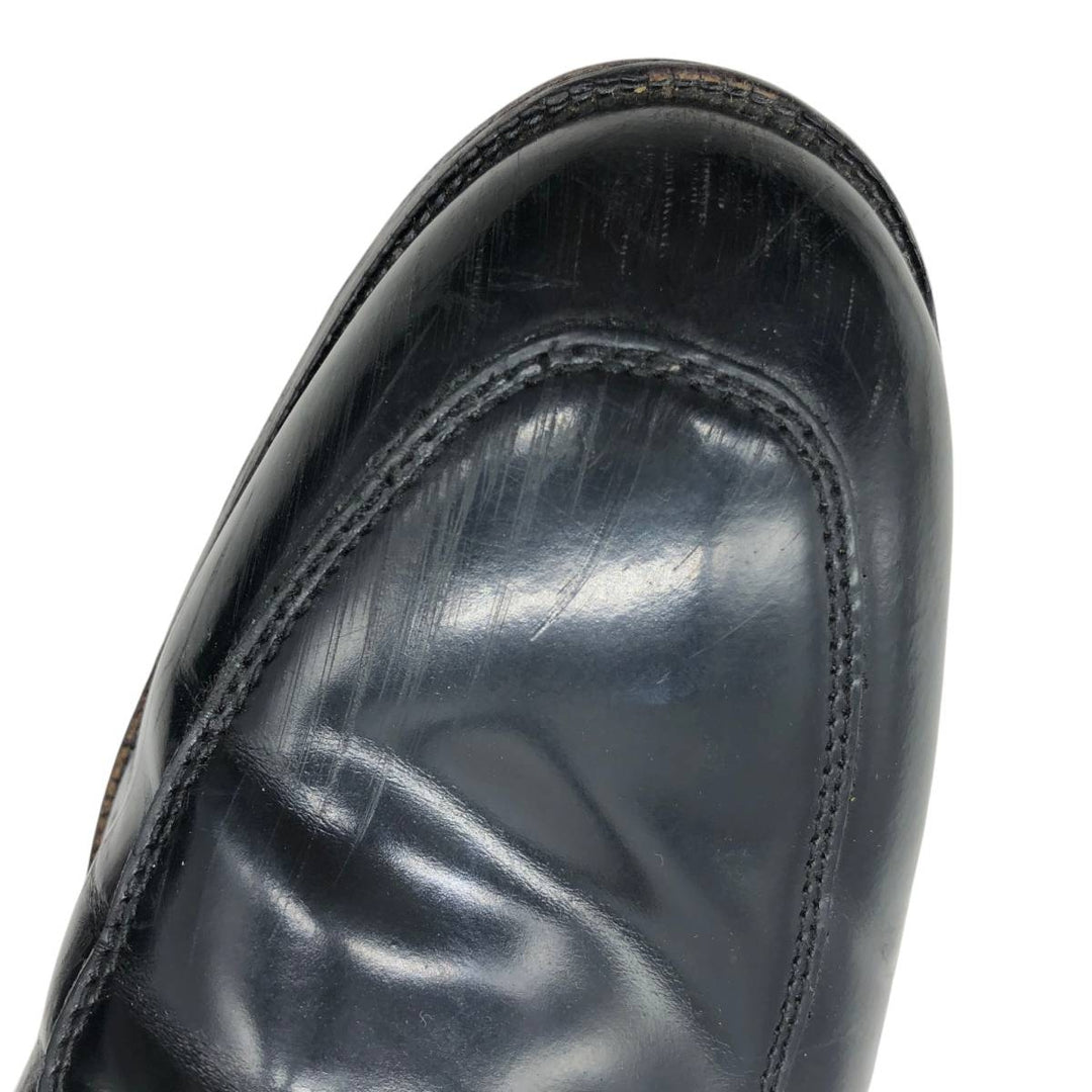 Johnston and Murphy U-tip shoes, size 8D Men's 26.0cm Genuine Leather Sheepskin black type Vintage Second Hand