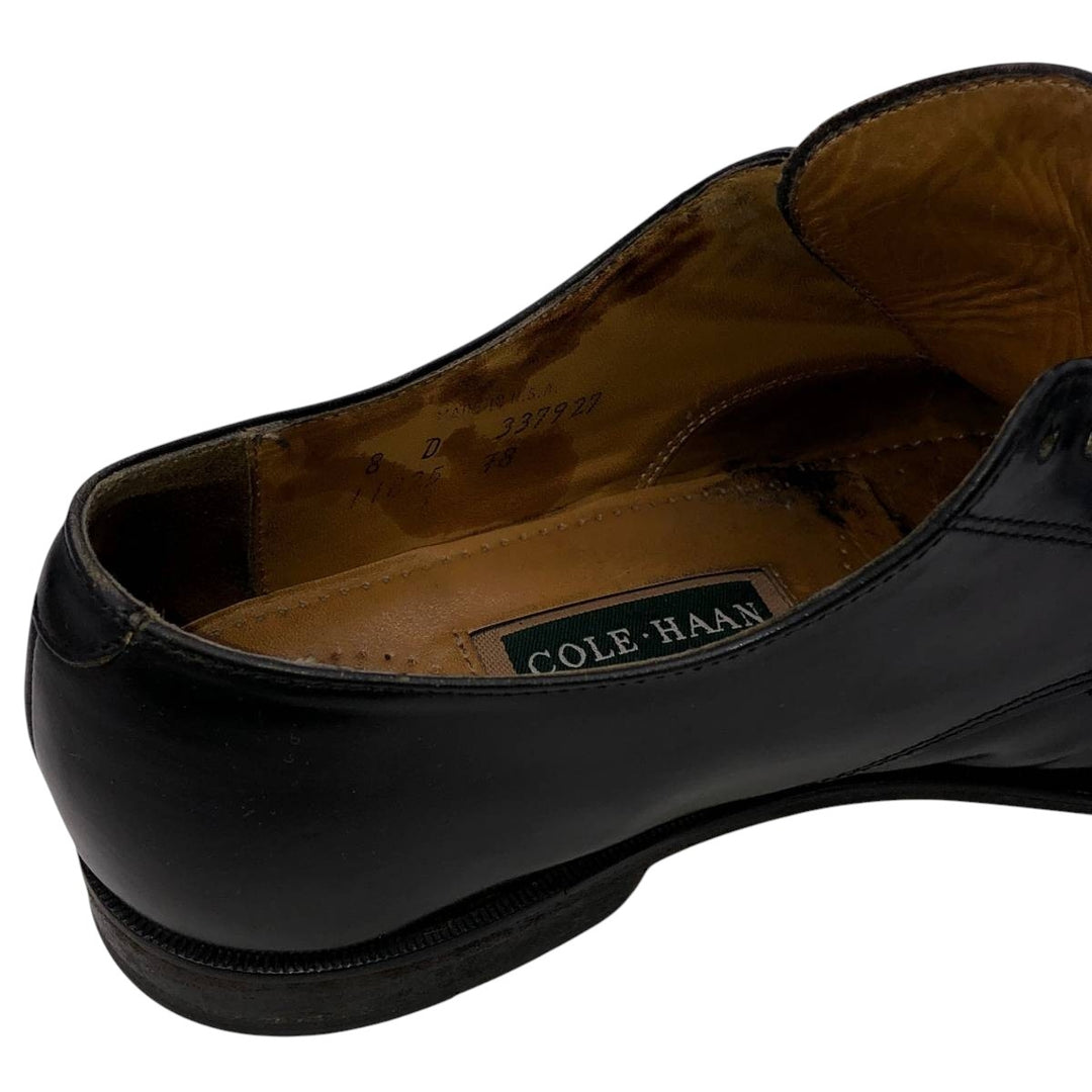 Cole Haan U-tip shoes, made in USA, size 8D Men's 26.0cm unclear black type Vintage Second Hand