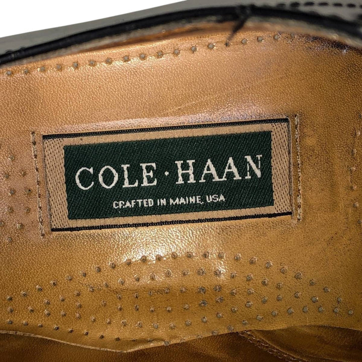 Cole Haan U-tip shoes, made in USA, size 8D Men's 26.0cm unclear black type Vintage Second Hand