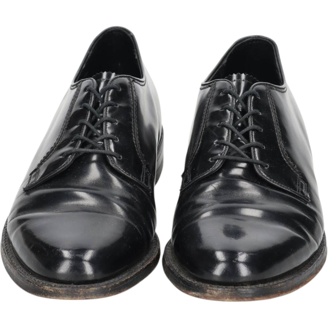 Florsheim U-tip shoes, made in the USA, size 9 1/2D Men's 27.5cm unclear black type Vintage Second Hand