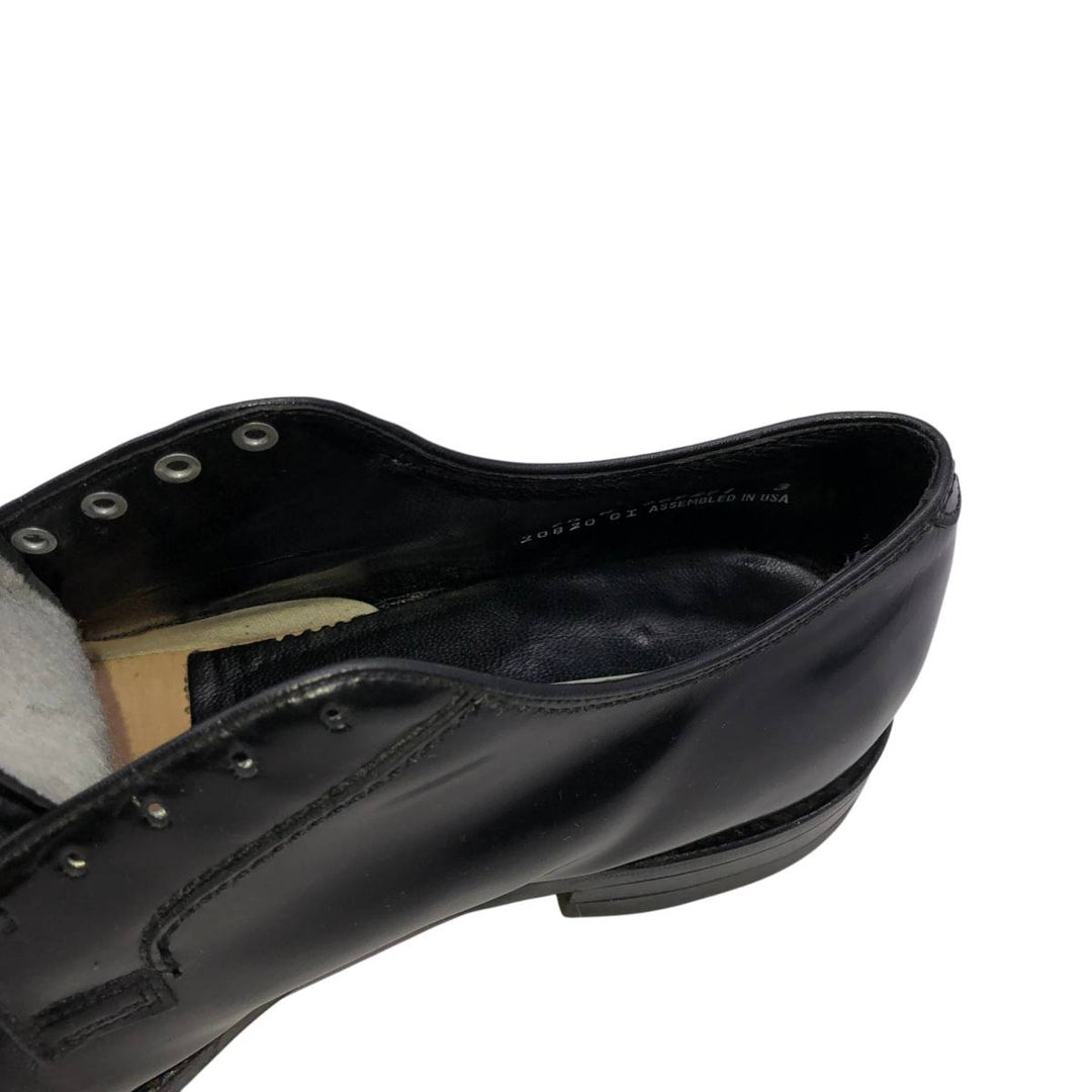 Florsheim U-tip shoes, made in the USA, size 9 1/2D Men's 27.5cm unclear black type Vintage Second Hand