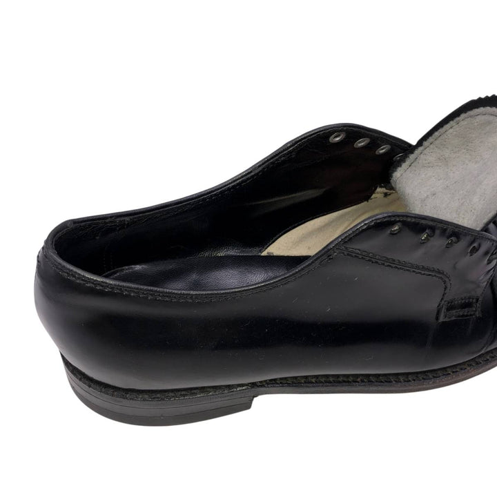 Florsheim U-tip shoes, made in the USA, size 9 1/2D Men's 27.5cm unclear black type Vintage Second Hand