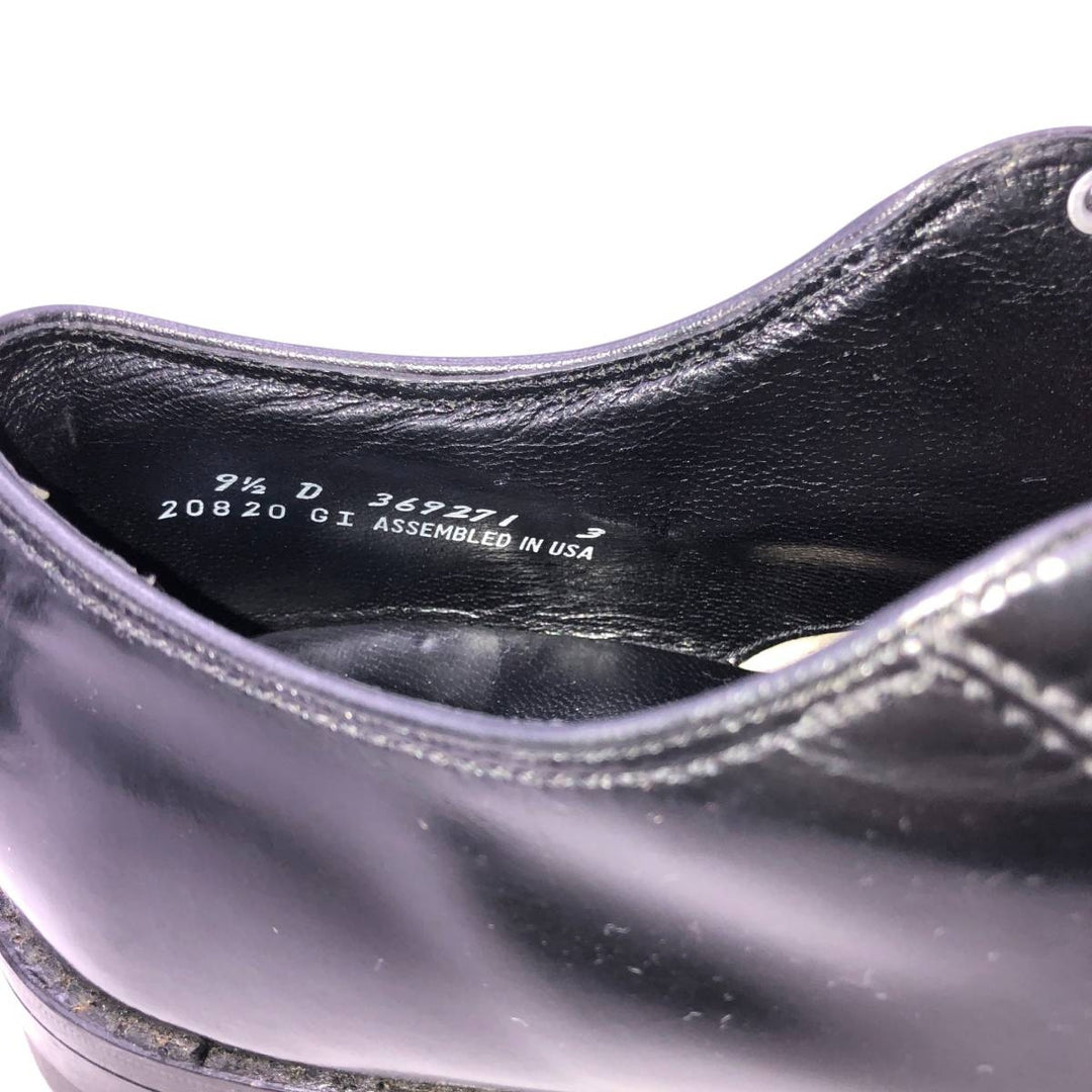 Florsheim U-tip shoes, made in the USA, size 9 1/2D Men's 27.5cm unclear black type Vintage Second Hand