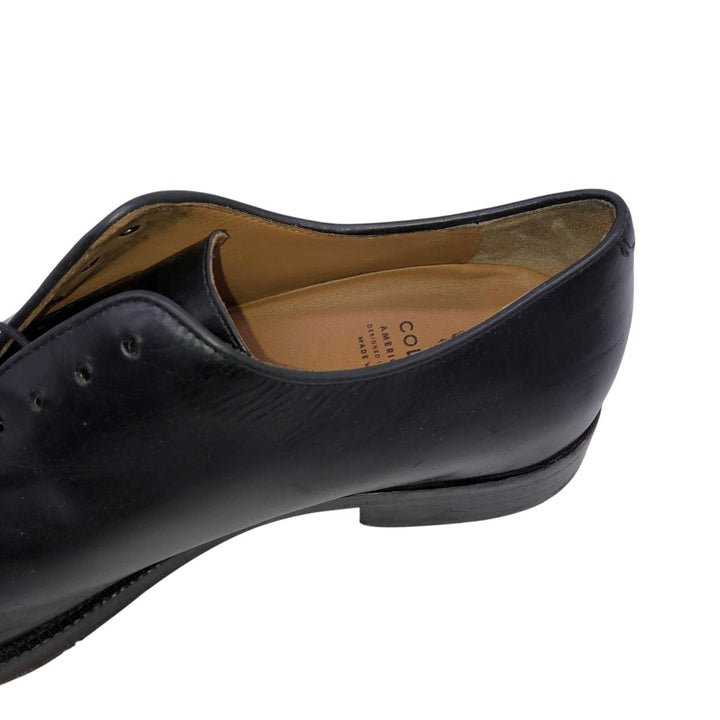 Cole Haan plain toe shoes, size 9D Men's 27.0cm unclear black type Vintage Second Hand