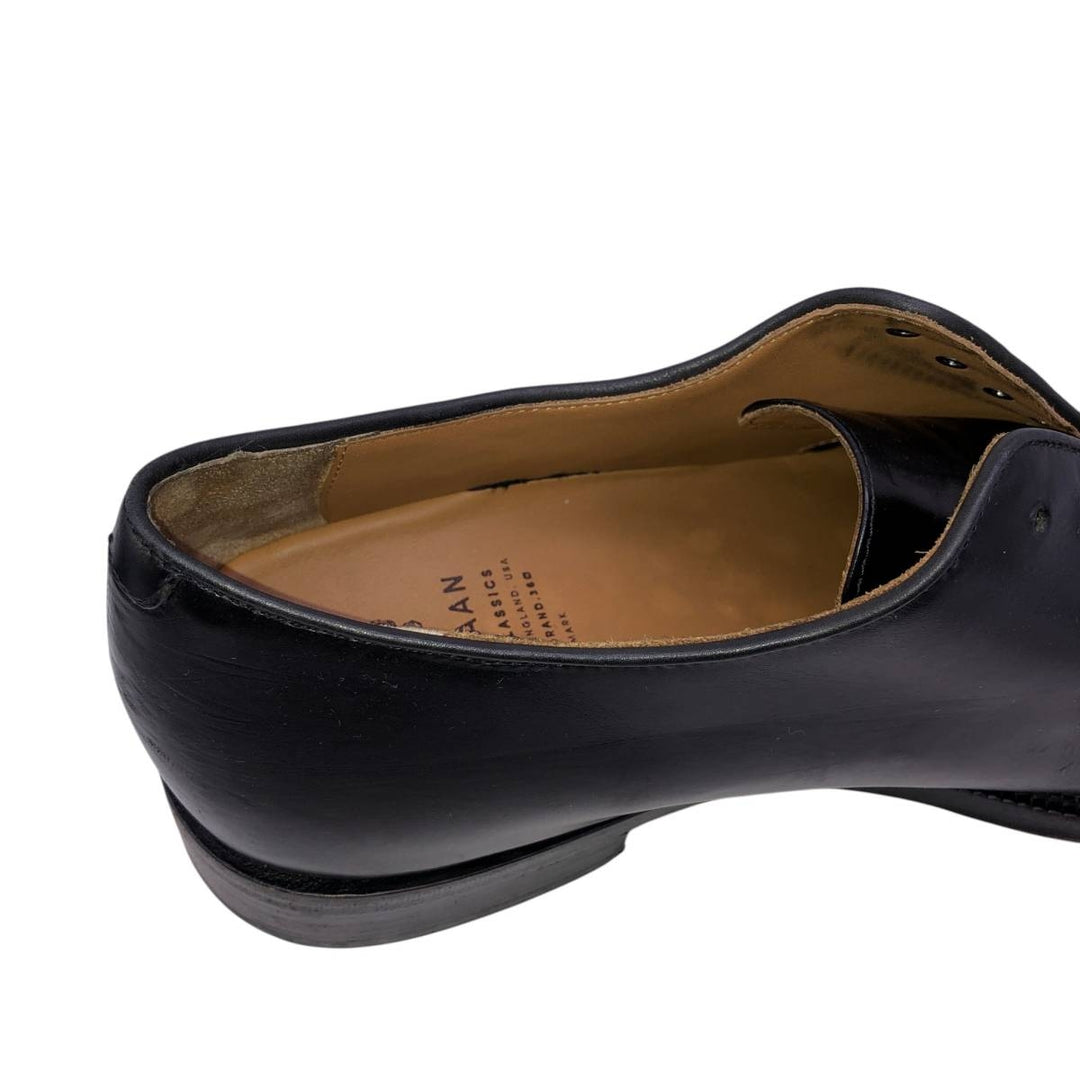 Cole Haan plain toe shoes, size 9D Men's 27.0cm unclear black type Vintage Second Hand