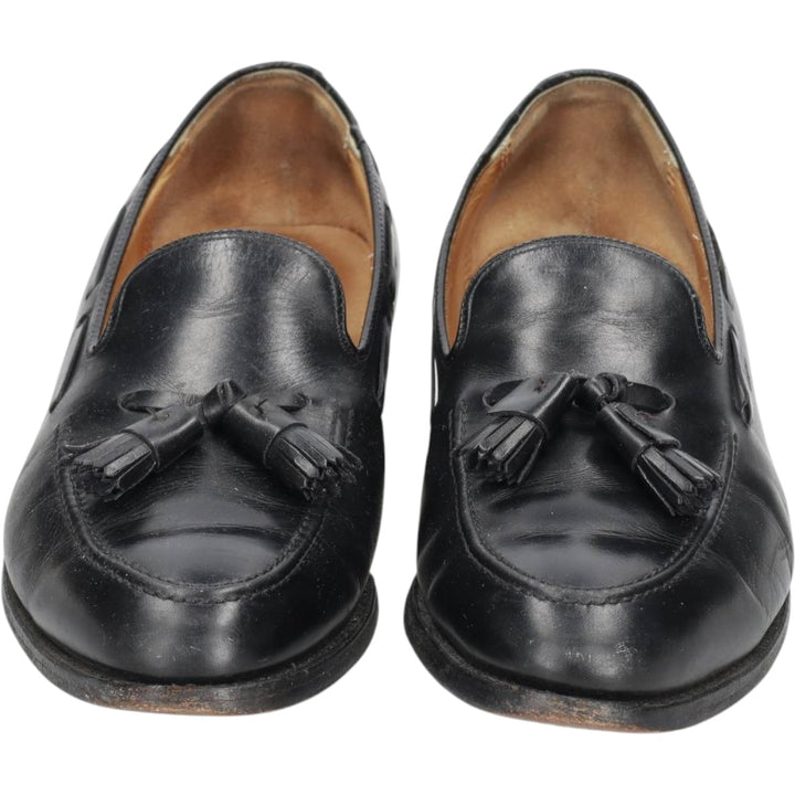 Johnston & Murphy ARISTOCRAFT Tassel Loafers, Size 9 1/2D Men's 27.5cm unclear black type Vintage Second Hand