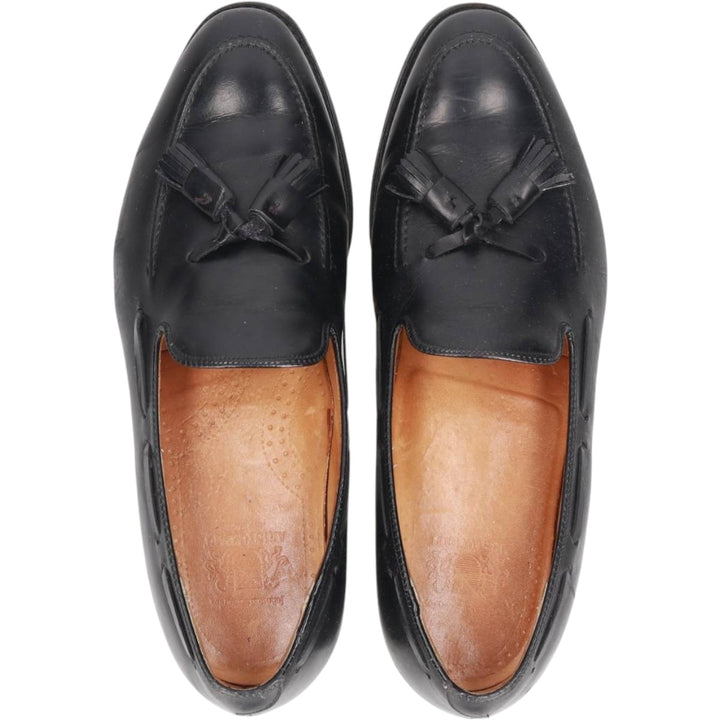 Johnston & Murphy ARISTOCRAFT Tassel Loafers, Size 9 1/2D Men's 27.5cm unclear black type Vintage Second Hand