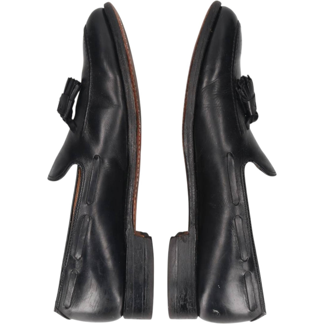 Johnston & Murphy ARISTOCRAFT Tassel Loafers, Size 9 1/2D Men's 27.5cm unclear black type Vintage Second Hand