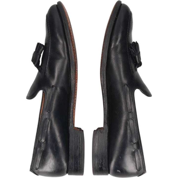 Johnston & Murphy ARISTOCRAFT Tassel Loafers, Size 9 1/2D Men's 27.5cm unclear black type Vintage Second Hand