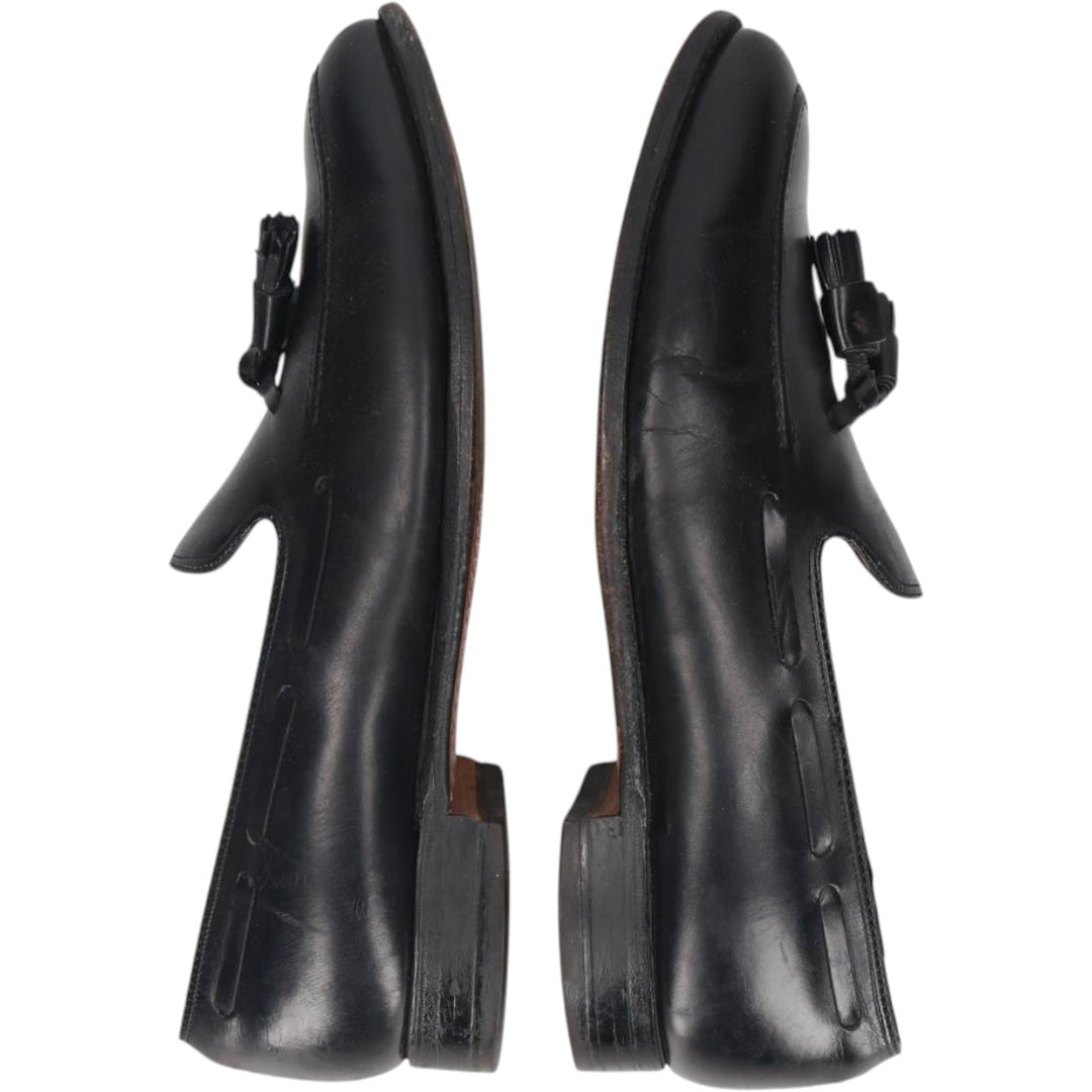 Johnston & Murphy ARISTOCRAFT Tassel Loafers, Size 9 1/2D Men's 27.5cm unclear black type Vintage Second Hand