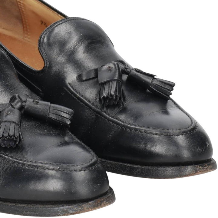 Johnston & Murphy ARISTOCRAFT Tassel Loafers, Size 9 1/2D Men's 27.5cm unclear black type Vintage Second Hand