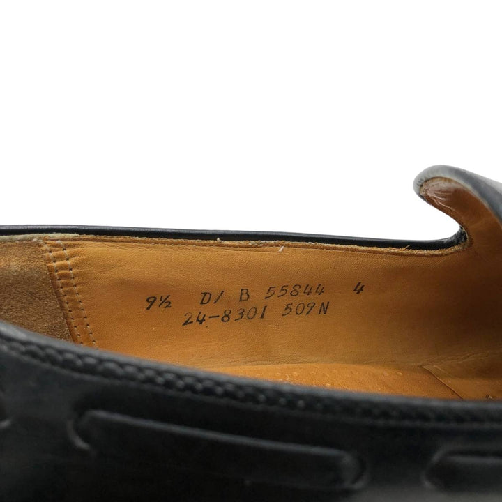 Johnston & Murphy ARISTOCRAFT Tassel Loafers, Size 9 1/2D Men's 27.5cm unclear black type Vintage Second Hand