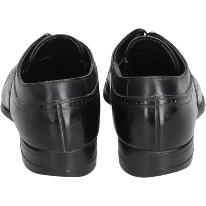 Stacy Adams full brogue wingtip shoes, size 9D Men's 27.0cm unclear black type Vintage Second Hand