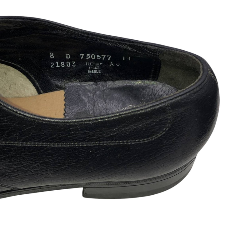 Florsheim U-tip shoes, size 8D Men's 26.0cm unclear black type Vintage Second Hand