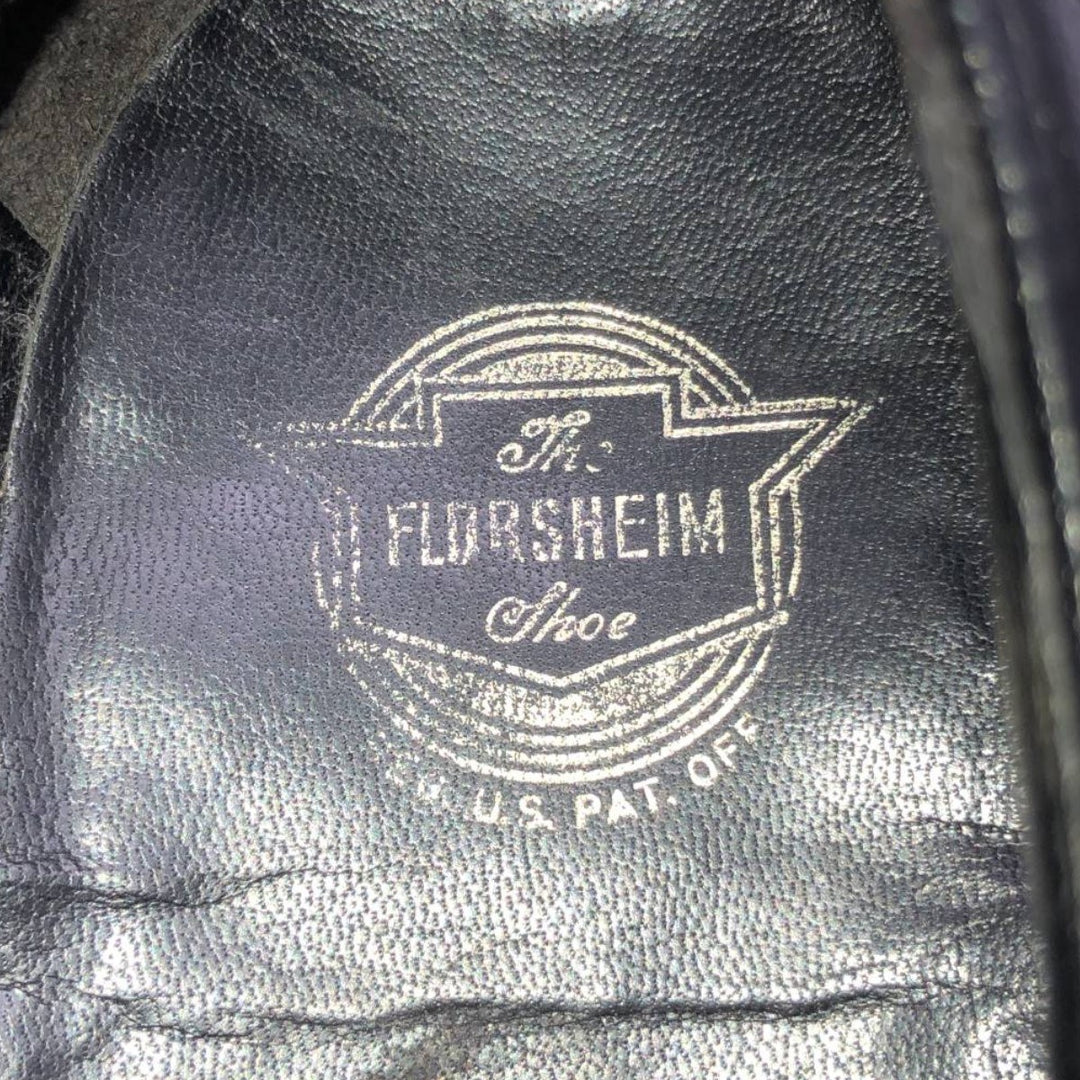 Florsheim U-tip shoes, size 8D Men's 26.0cm unclear black type Vintage Second Hand