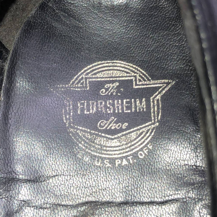 Florsheim U-tip shoes, size 8D Men's 26.0cm unclear black type Vintage Second Hand
