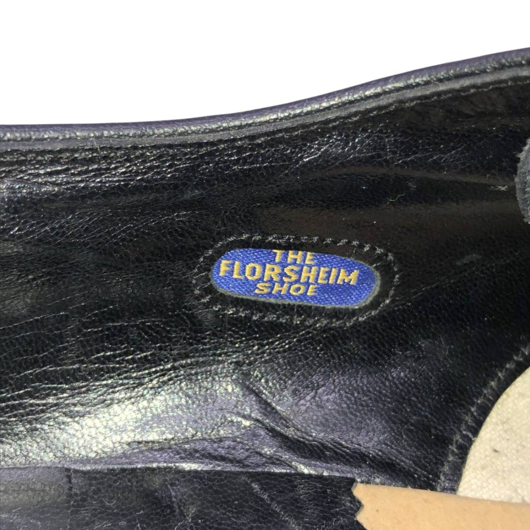 Florsheim U-tip shoes, size 8D Men's 26.0cm unclear black type Vintage Second Hand