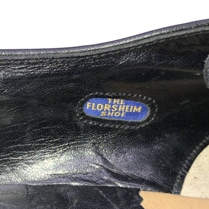 Florsheim U-tip shoes, size 8D Men's 26.0cm unclear black type Vintage Second Hand