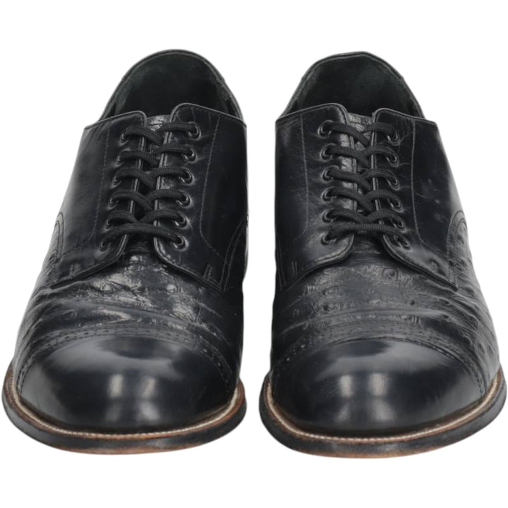 Stacy Adams straight-tip shoes, size 9D Men's 27.0cm genuine leather black type Vintage Second Hand