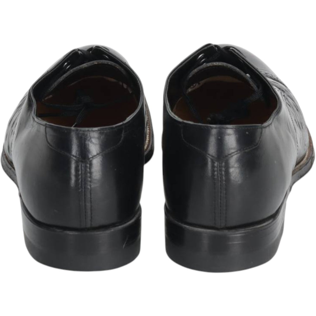 Stacy Adams straight-tip shoes, size 9D Men's 27.0cm genuine leather black type Vintage Second Hand