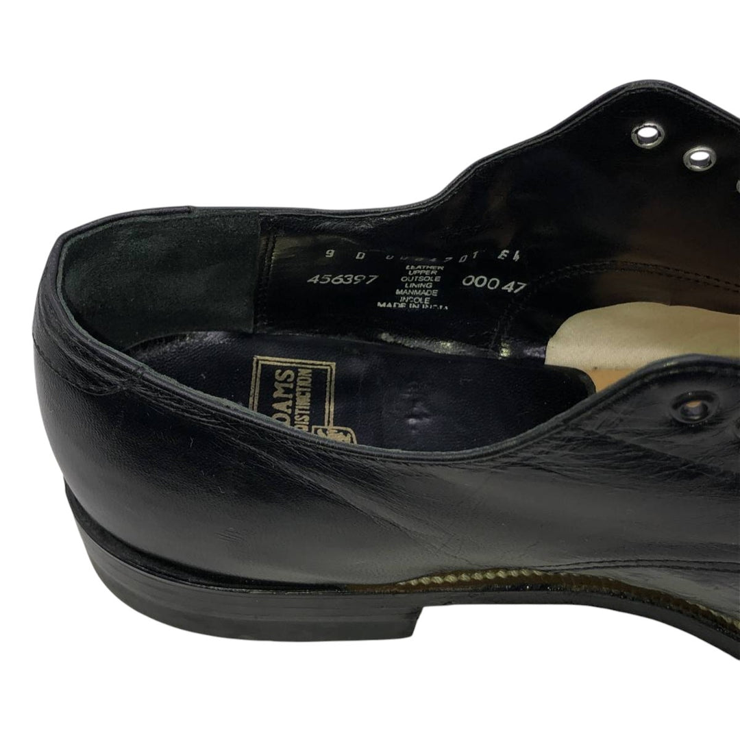 Stacy Adams straight-tip shoes, size 9D Men's 27.0cm genuine leather black type Vintage Second Hand