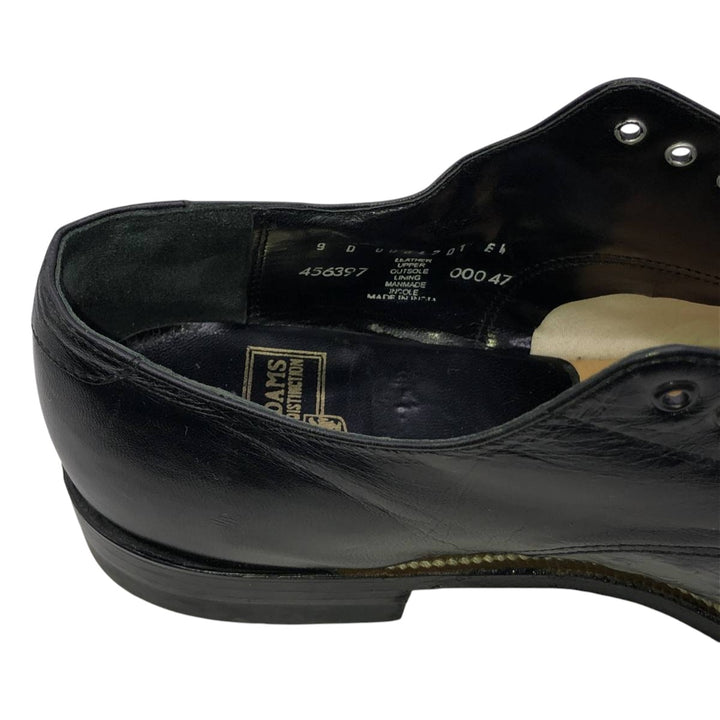 Stacy Adams straight-tip shoes, size 9D Men's 27.0cm genuine leather black type Vintage Second Hand