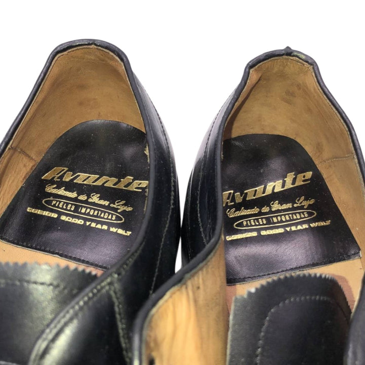Bostonian Avante plain toe shoes Men's 27.5cm genuine leather black type Vintage Second Hand