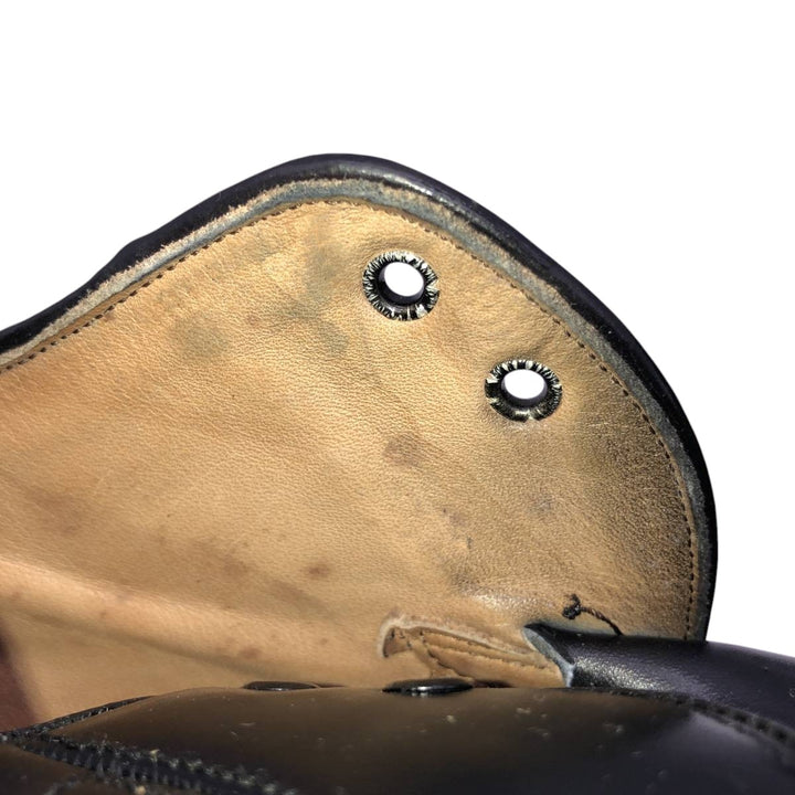 Bostonian Avante plain toe shoes Men's 27.5cm genuine leather black type Vintage Second Hand