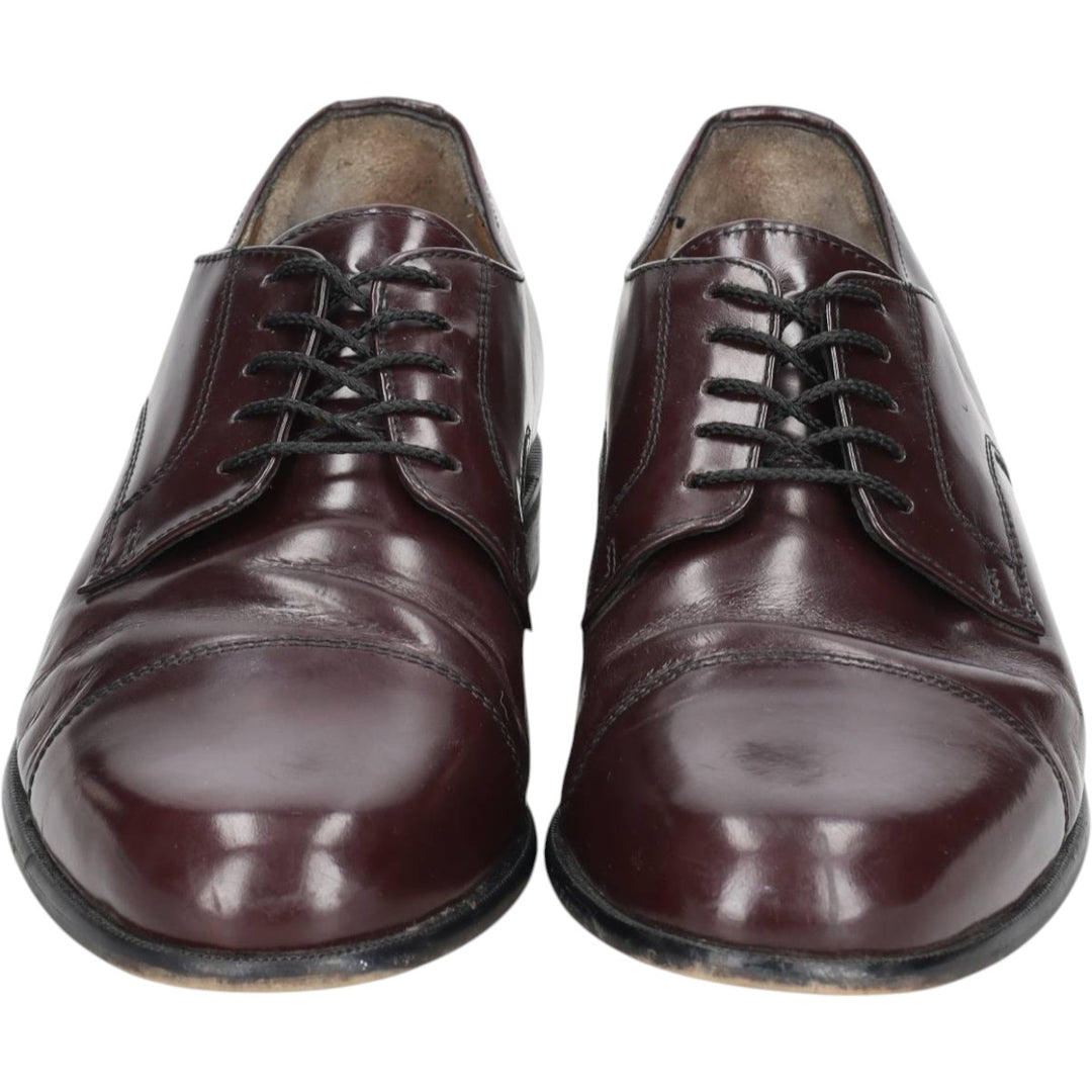 Bostonian Classics Straight Tip Shoes, Size 10M Men's 28.0cm genuine leather red type reddish brown Vintage Second Hand