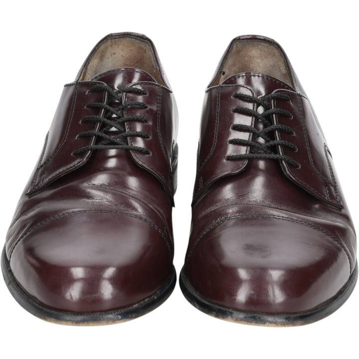 Bostonian Classics Straight Tip Shoes, Size 10M Men's 28.0cm genuine leather red type reddish brown Vintage Second Hand