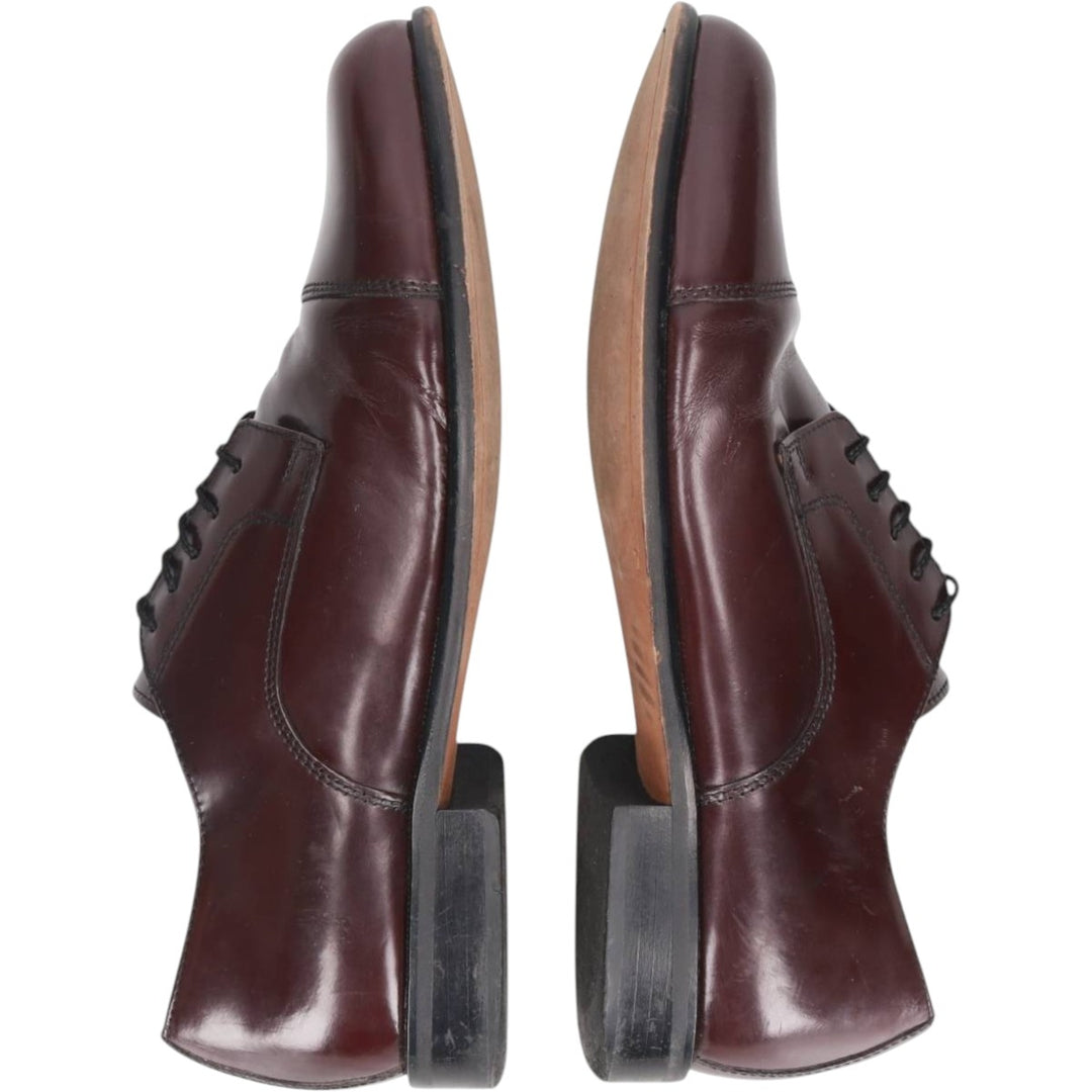 Bostonian Classics Straight Tip Shoes, Size 10M Men's 28.0cm genuine leather red type reddish brown Vintage Second Hand