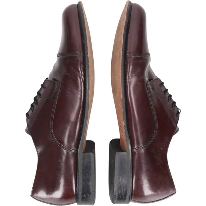 Bostonian Classics Straight Tip Shoes, Size 10M Men's 28.0cm genuine leather red type reddish brown Vintage Second Hand