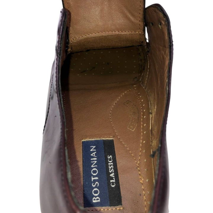 Bostonian Classics Straight Tip Shoes, Size 10M Men's 28.0cm genuine leather red type reddish brown Vintage Second Hand