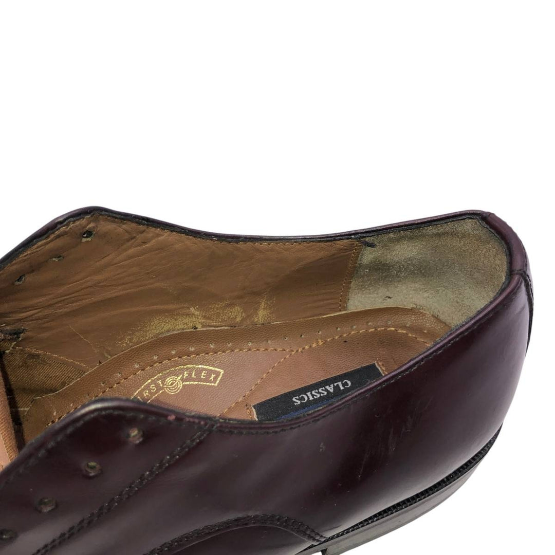 Bostonian Classics Straight Tip Shoes, Size 10M Men's 28.0cm genuine leather red type reddish brown Vintage Second Hand