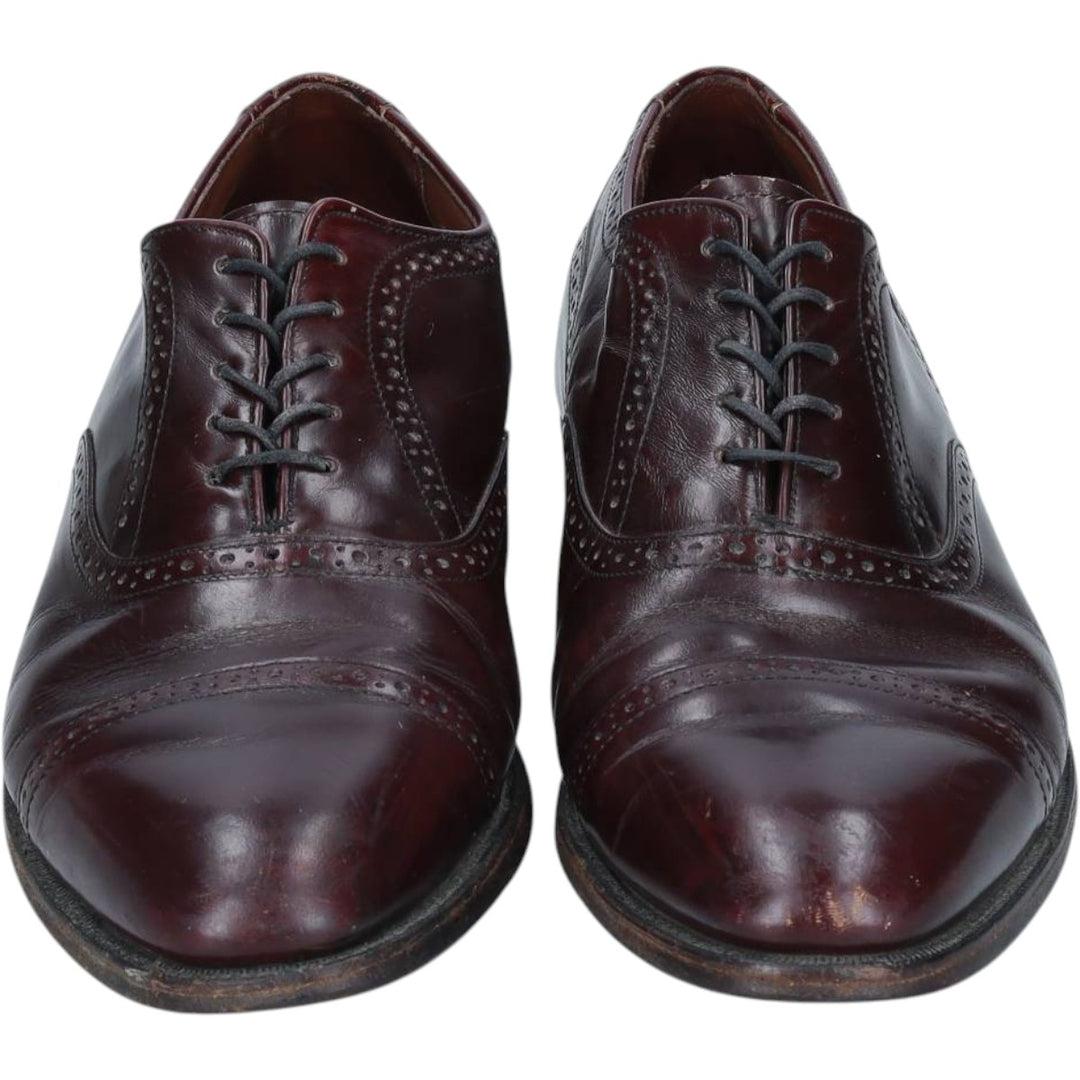 Bostonian straight-tip shoes, size 8 1/2EEE Men's 26.5cm unclear burgundy type Vintage Second Hand