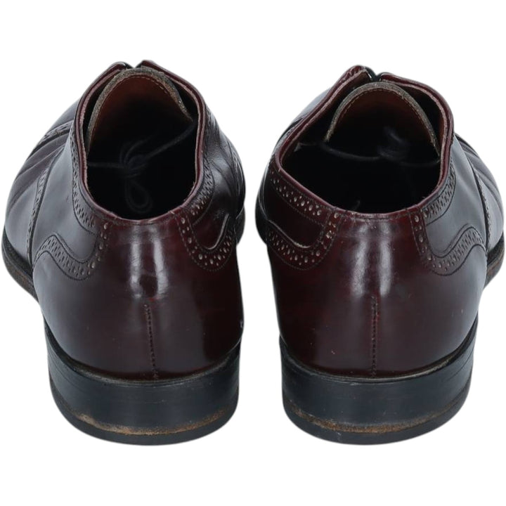 Bostonian straight-tip shoes, size 8 1/2EEE Men's 26.5cm unclear burgundy type Vintage Second Hand