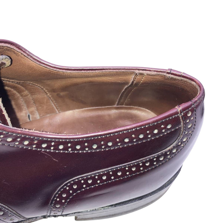 Bostonian straight-tip shoes, size 8 1/2EEE Men's 26.5cm unclear burgundy type Vintage Second Hand