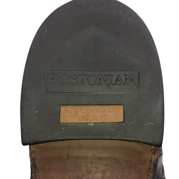 Bostonian straight-tip shoes, size 8 1/2EEE Men's 26.5cm unclear burgundy type Vintage Second Hand