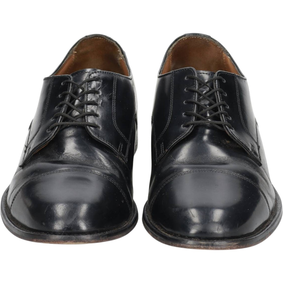 Bostonian straight-tip shoes Men's 26.5cm genuine leather black type Vintage Second Hand