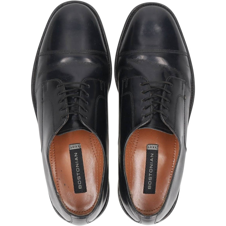 Bostonian straight-tip shoes Men's 26.5cm genuine leather black type Vintage Second Hand